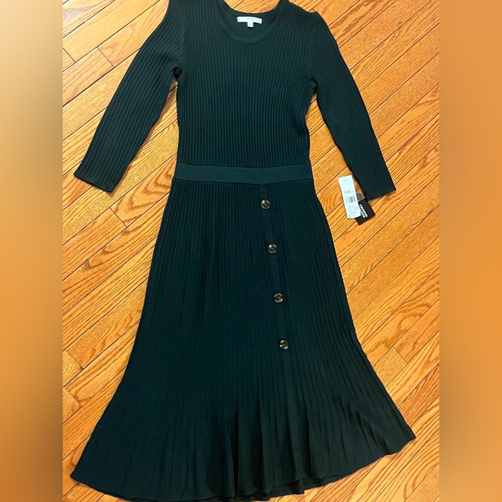 Dark hunter green sweater dress NWT size small